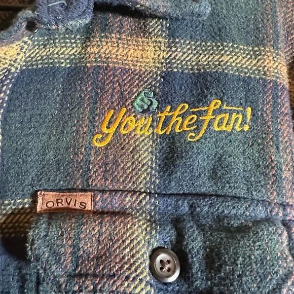 Orvis heavy flannel size large - Picture 2 of 4